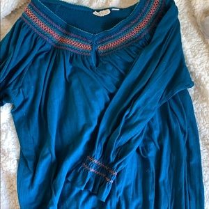 Boho long sleeve blouse